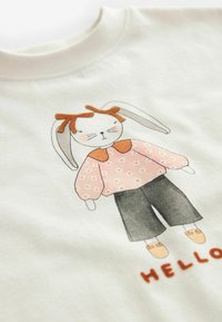 Next SHORT SLEEVE  REGULAR FIT - T-shirts print - cream bunny