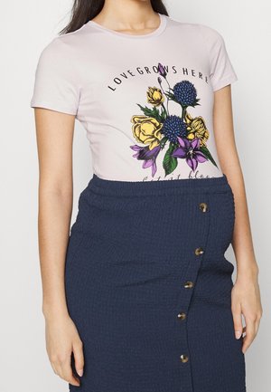 Print T-shirt - lilac