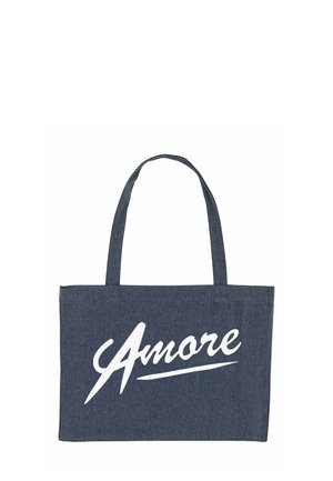 AMORE PRINT - Shopping Bag - blue