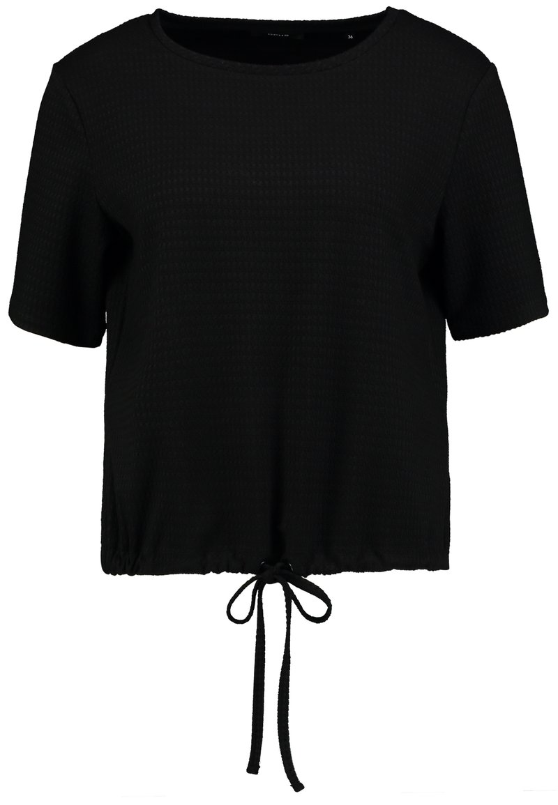 Opus T-shirt basic zwart