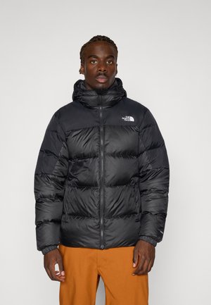 DIABLO HOODIE - Down jacket - black heather/black