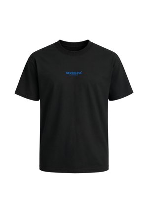 Neverless, HERREN T-SHIRT - DESIGN - OVERSIZED RELAXED FIT PRINTSHIRT - T-Shirt print - schwarz