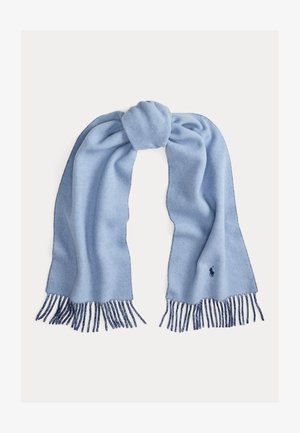 Polo Ralph Lauren FRINGE-TRIM WOOL SCARF - Šál - blue/navy