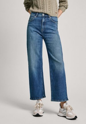 Straight leg jeans - blue denim