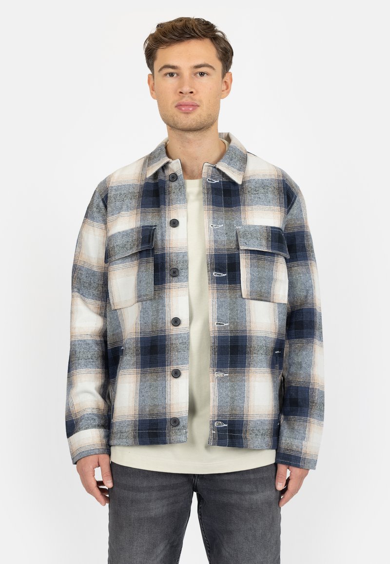 Denim Project POCKET - Ljetna jakna - check white