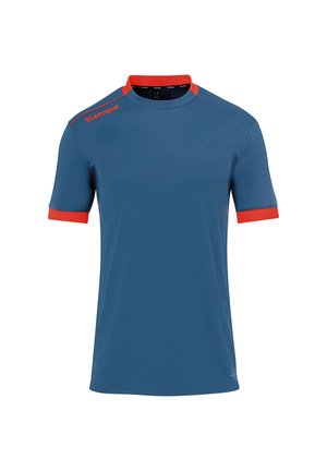 PLAYER  - T-Shirt print - ice grau fluo rot