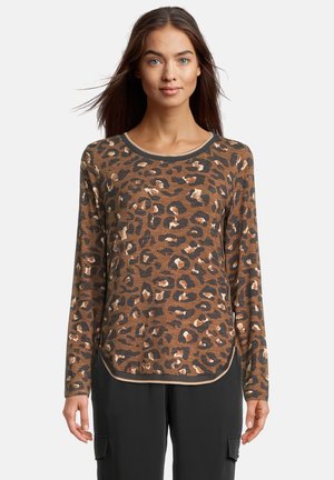 CASUAL - Long sleeved top - brown/brown