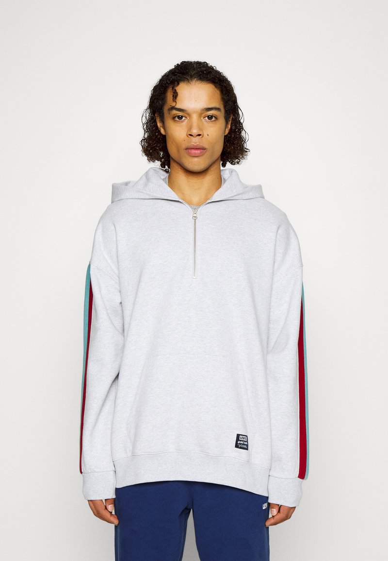 Levi's® Gold Tab HALF ZIP HOODIE - Mikina - light gray