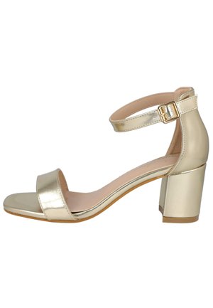 Bubble Bobble Mules de tacón - gold