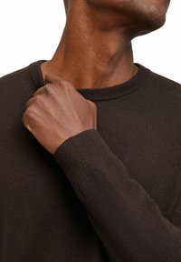 FALKE BASIC LAMBSWOOL CREW - Strickpullover - dark brown