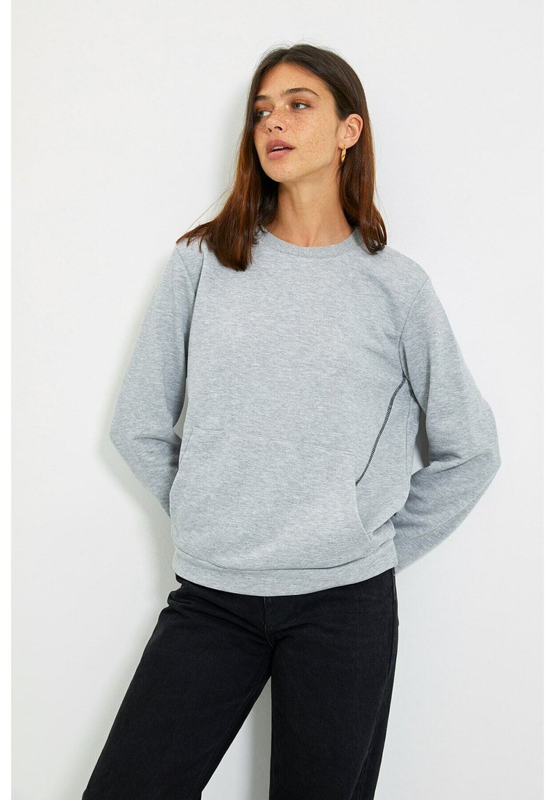 Damen Sweatshirts | Trendyol Sweatshirt grey/grau - GY29899 Damen Sweatshirts | Trendyol Sweatshirt grey/grau - GY29899