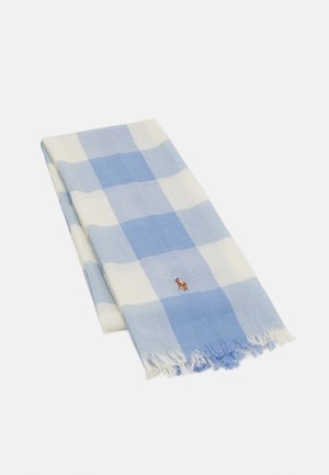 GINGHAM SCARF UNISEX - Sciarpa - blue/cream