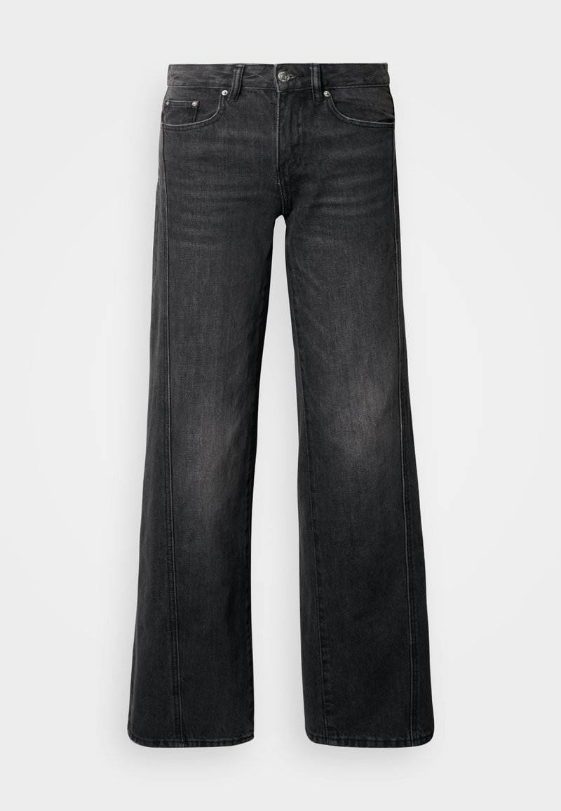 Gina Tricot Tall Wide leg zwart denim/blackdenim
