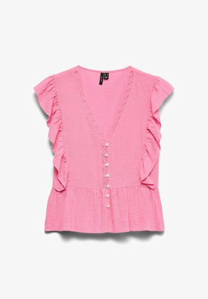 Vero Moda, TOP VMVIDO TOP - Bluse - pink cosmos
