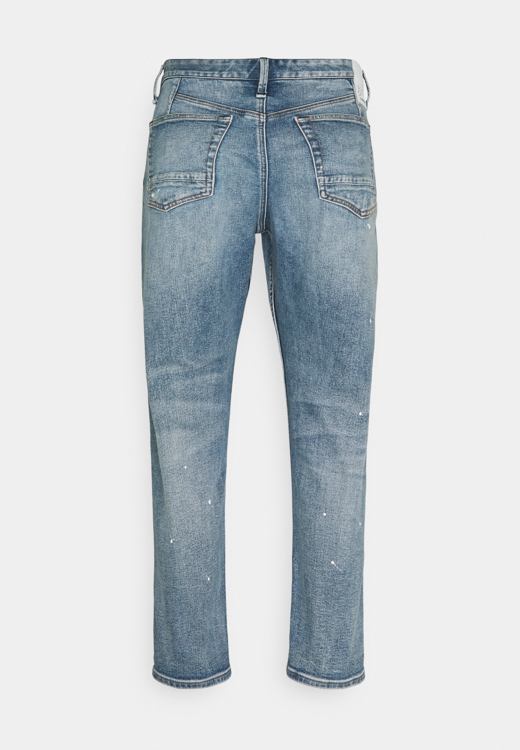 Denham CROP - Relaxed fit jeans - blue 
