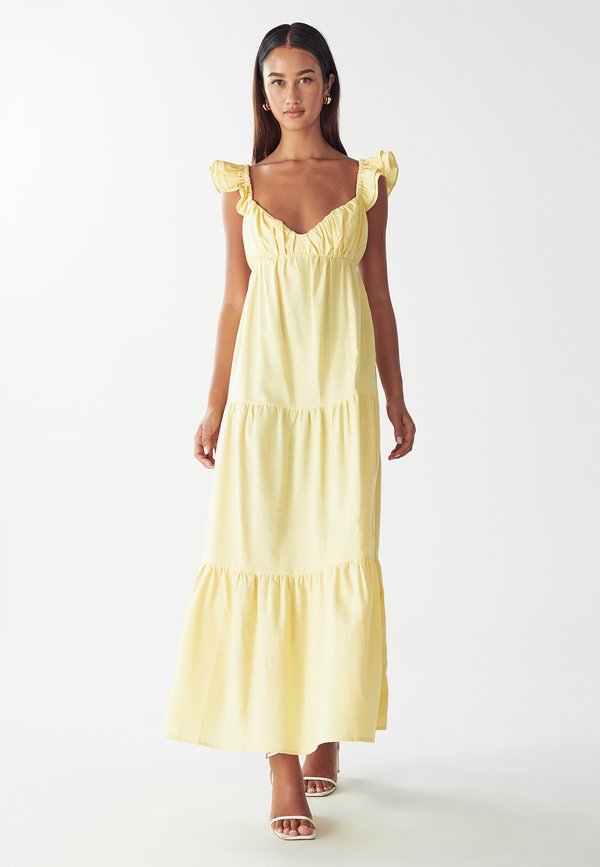 AVILA  - Maxikleid - lemon