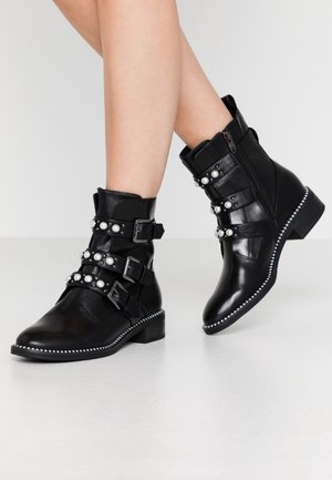 Cowboy- / bikerstøvlette - black