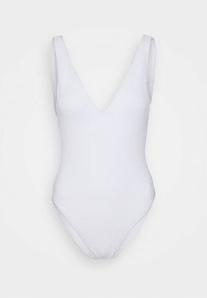 SEA DIVE DEEP V NECK ONE PIECE - Swimsuit - white