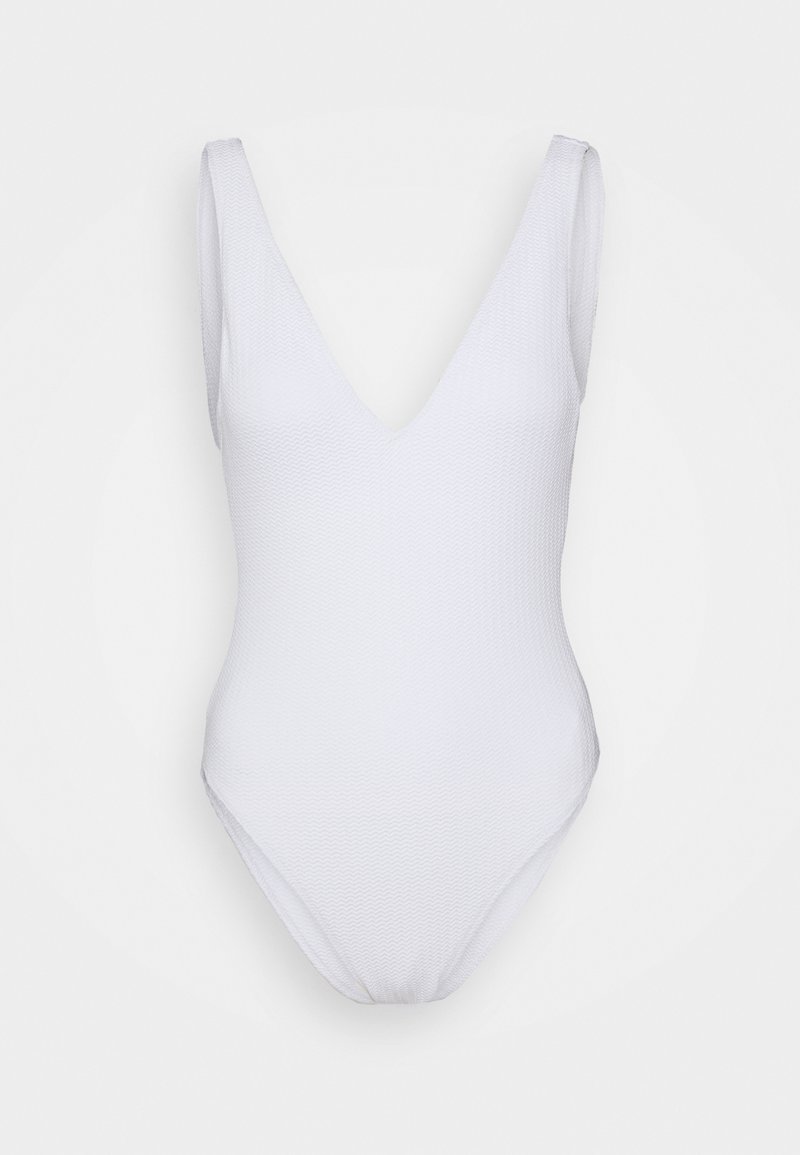 Seafolly SEA DIVE DEEP V NECK ONE PIECE Swimsuit white Zalando.co.uk