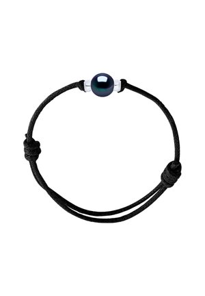 MY LOVE ADJUSTABLE FRESHWATER PEARL 9-10 MM FINE SILVER 925/1000 AAA+ - Bracelet - noir