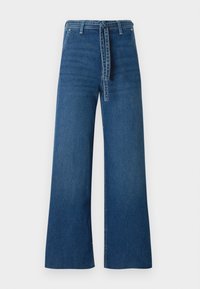 TOM TAILOR DENIM TTMIJA CULOTTE - Platėjantys džinsai - used mid stone blue denim