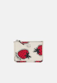 COACH STRAWBERRY MINI SKINNY - Monedero - chalk