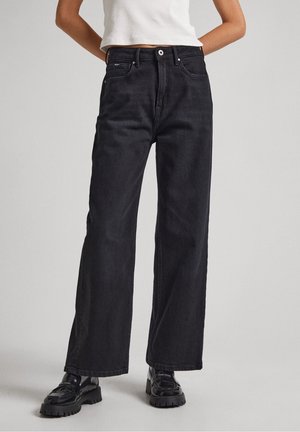 Vaqueros rectos - rinsed denim