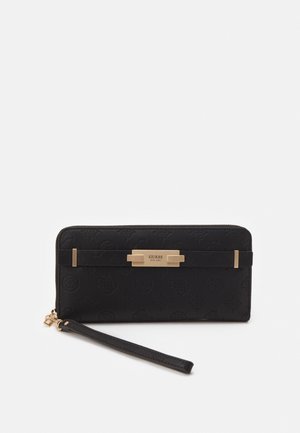 BEA LARGE ZIP AROUND - Lommebok - black