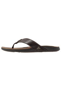 Reef - J-BAY - Sandalai su T formos dirželiu - dark brown Miniatiūros vaizdas 1