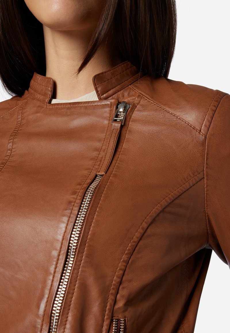 Damen Leichte Jacken | Ricano RYLEE Lederjacke cognac - MZ92738 Damen Leichte Jacken | Ricano RYLEE Lederjacke cognac - MZ92738