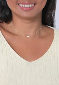 Elli - BASIC PLATE NECKLACE LAYER - Ketting - silber Miniatuurafbeelding 1