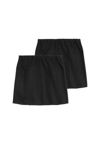 Marks & Spencer 2PACK SCHOOL - Faltenrock - black