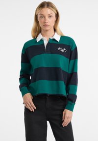 GESTREIFTES - Pikkade varrukatega topp - mehrfarbig grundton/blau