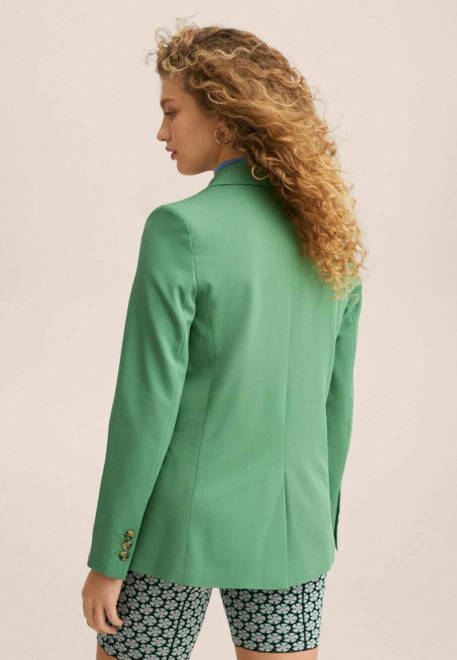 long green blazer