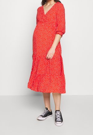 Vapaa-ajan mekko - red