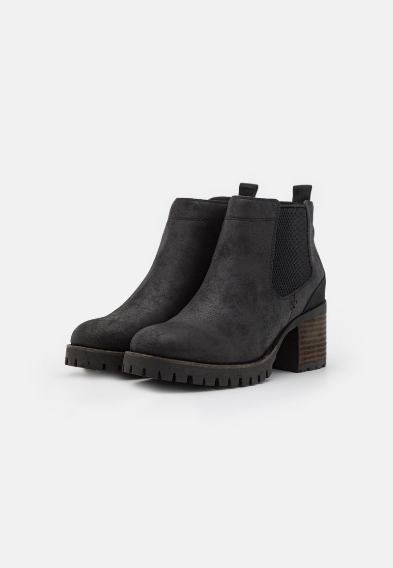 Damen Sneaker | Bullboxer Stiefelette black/schwarz - LN06430 Damen Sneaker | Bullboxer Stiefelette black/schwarz - LN06430