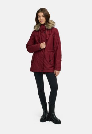 Vinterfrakke - wine red