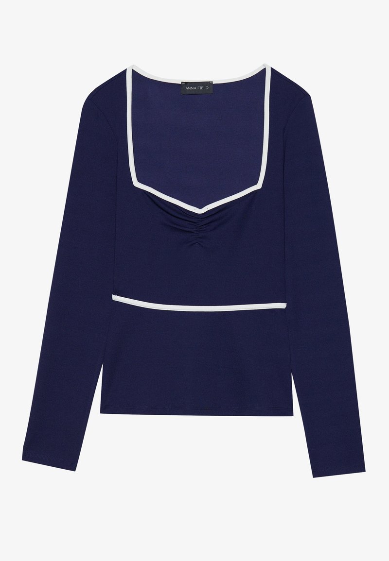 Anna Field Longsleeve donkerblauw