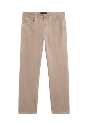 Massimo Dutti Zúžené džíny - light brown