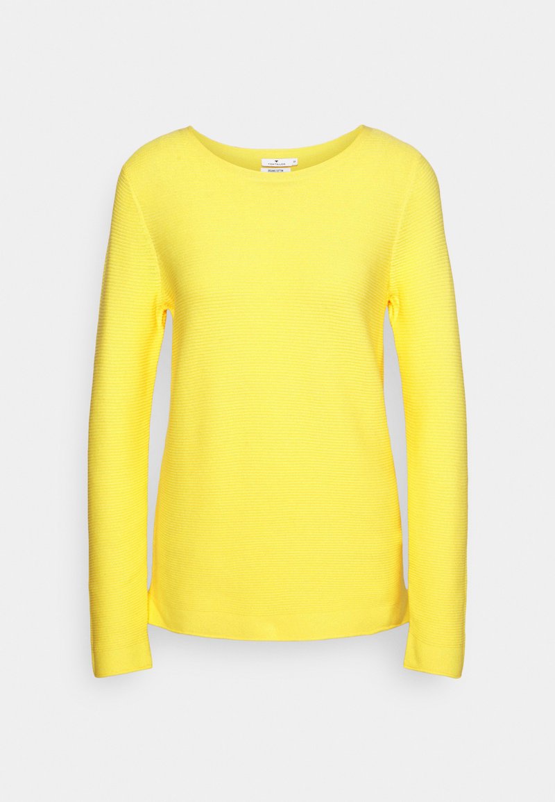 TOM TAILOR - NEW OTTOMAN - Pullover - smooth yellow, Agrandir