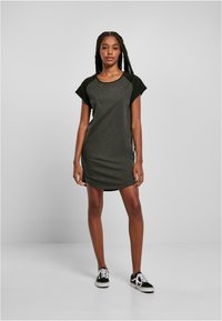 Urban Classics RAGLAN TEE - Jerseykjole - charcoal black