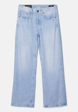 Široké džíny - blue denim