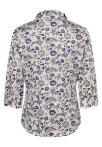 Franco Callegari Camicia - weiß blau gemustert