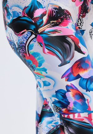 Angel of Style, LEGGINGS, SLIM FIT, SCHMETTERLINGS/BLUMEN-MUSTER - Leggings - snow white