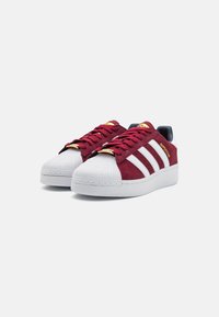 adidas Originals SUPERSTAR XLG - Trainers - collegiate burgundy/footwear white/collegiate navy