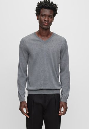 MELBA - Strickpullover - medium grey