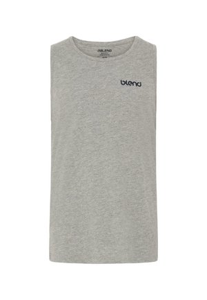 Hall hallikateega T-särk, valmistatud pehmest kangast. Omadusteks on ümar kaelus ja vasakul ülakuval väike tumesinine logo. Standardmõõdus.