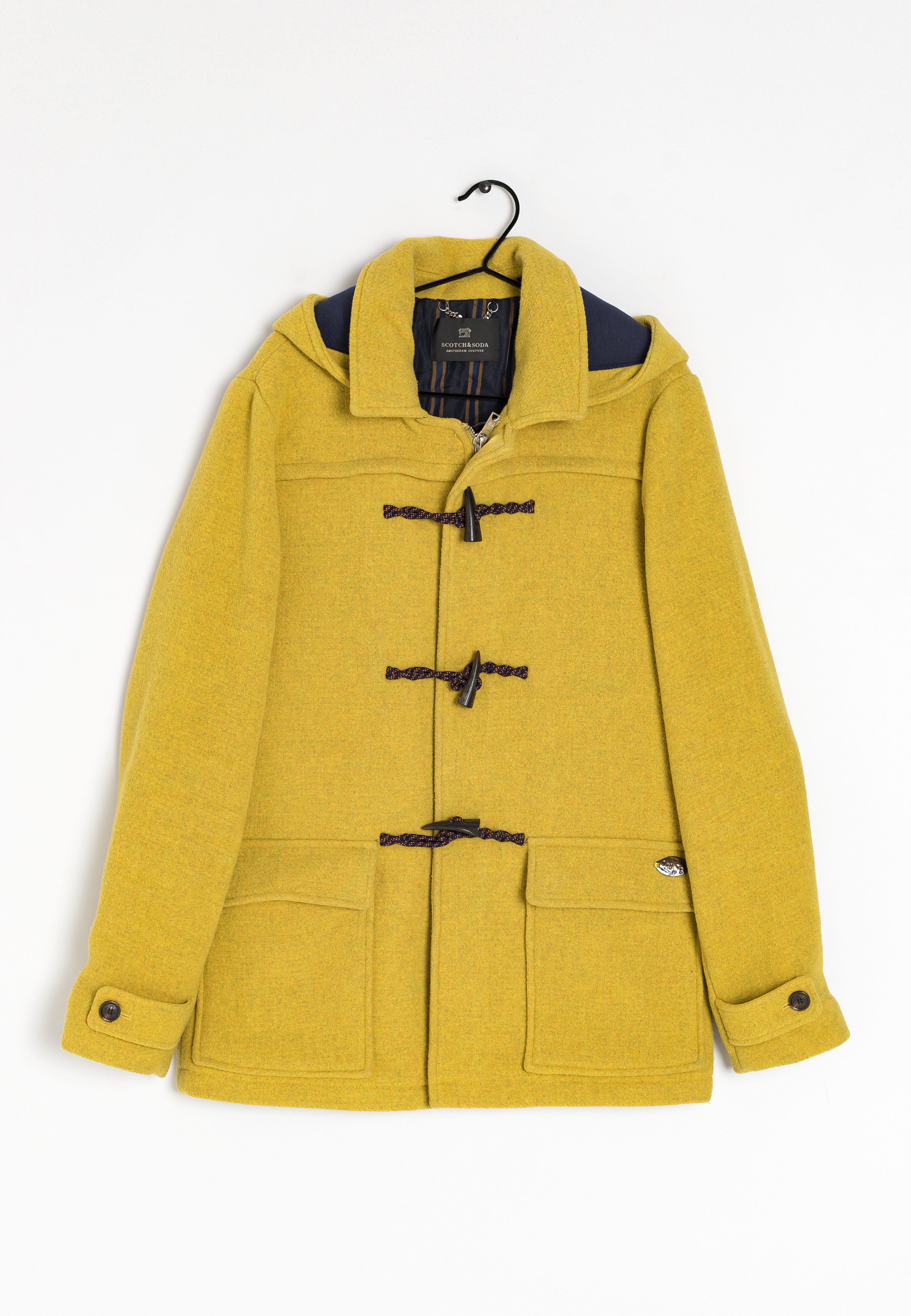 Yellow Maison Scotch Teddy Mantel Teddy Coat Maison Scotch And