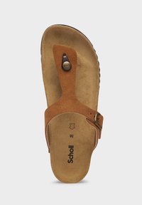 Scholl Sandaler m/ tåsplit - cognac