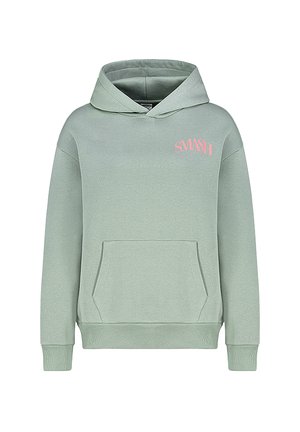 MIT UND GRAFISCHEM PRINT - Sweatshirt - grün